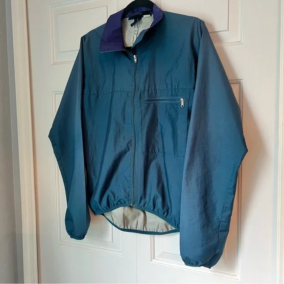 Vintage Patagonia Windbreaker Blue and Purple Jacket Size Small - Picture 3 of 10